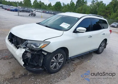 2017 Nissan Pathfinder Sv from USA, damaged, VIN 5N1DR2MN6HC628661
